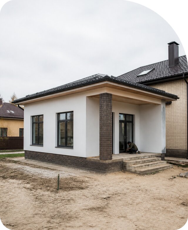 Строительство одноэтажной пристройки в Советской Гавани от 467505 р. | РадиДОМА-Свс